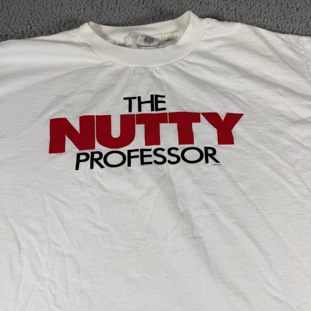 Vintage 1996 The Nutty Professor Movie Promo T-Shirt Murina White XL Made in USA
